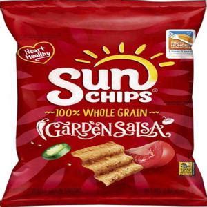 Review - Sun Chips Whole Grain Snacks , Garden Salsa