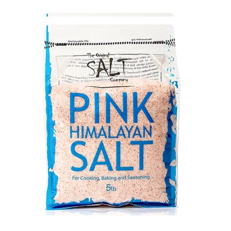 The Original Salt Company Fine Pink Himalayan Cooking Season Salt, 5 Pound Bag - Walmart.com