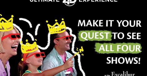 Las Vegas: Ultimate 4D Experience at Excalibur All-Day Pass | GetYourGuide