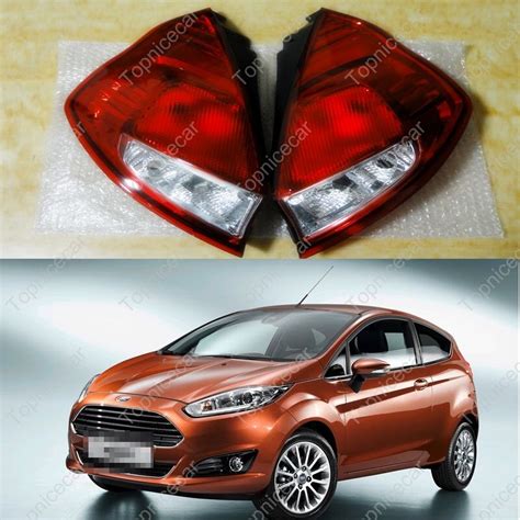 1Pair New Tail Light Lamps Rear Light For Ford Fiesta 2013-2015 Hatchback | Ford fiesta ...