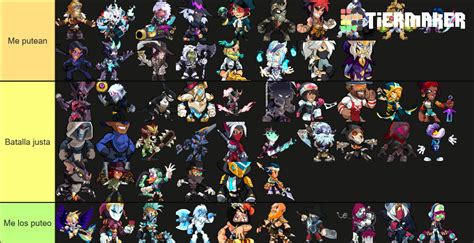 All legends brawlhalla Tier List (Community Rankings) - TierMaker