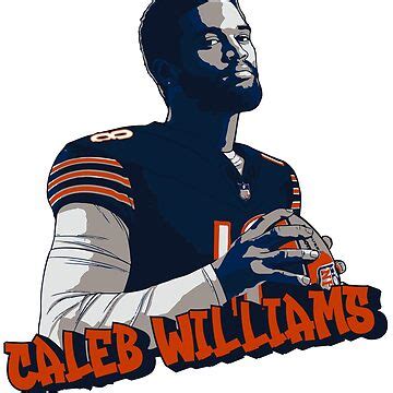 "Caleb Williams Chicago Bears QB Draft Graffiti Art" Sticker for Sale ...