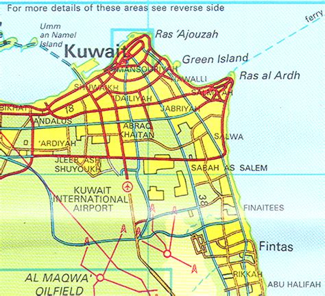 Map of Kuwait City - TravelsMaps.Com