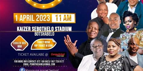 Mangaung Gospel Festival - Computicket BoxOffice