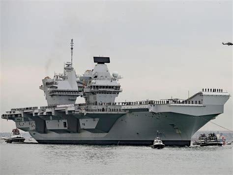 HMS Queen Elizabeth: Leak discovered on new £3.1bn aircraft carrier | The Independent | The ...