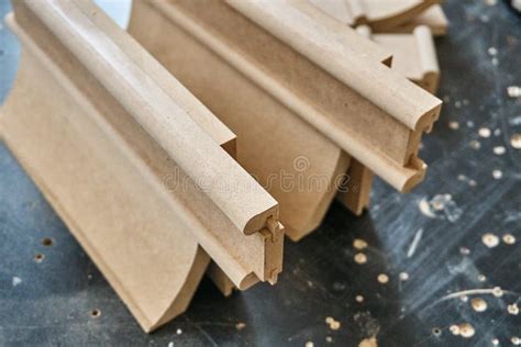 Classic Cornice. Details Wood Production Stock Image - Image of carpentry, board: 119138389