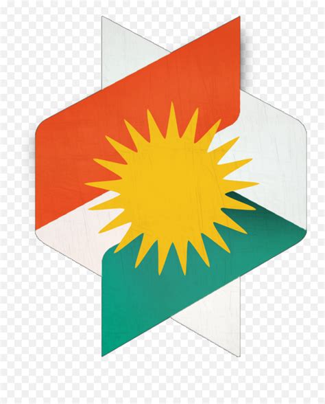 Kurdish Png Iraq Flag Kurdistan Sticker - Kurdistan Flag Logo Png Emoji ...