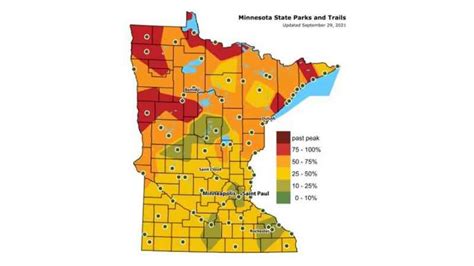 Fall color in portions of state at 75-100% - KSTP.com 5 Eyewitness News