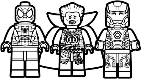 Lego Spider-Man, Doctor Strange dan Iron Man