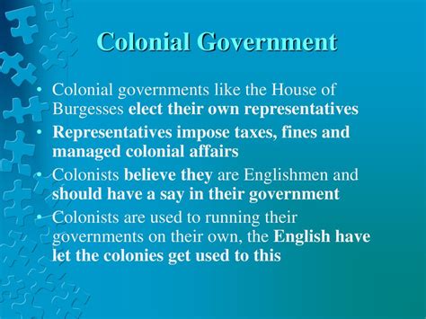 The Origins of Early Government in the Colonies - ppt download