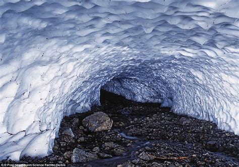 Power and beauty: The stunning ice caves lying deep beneath Alaska's ...