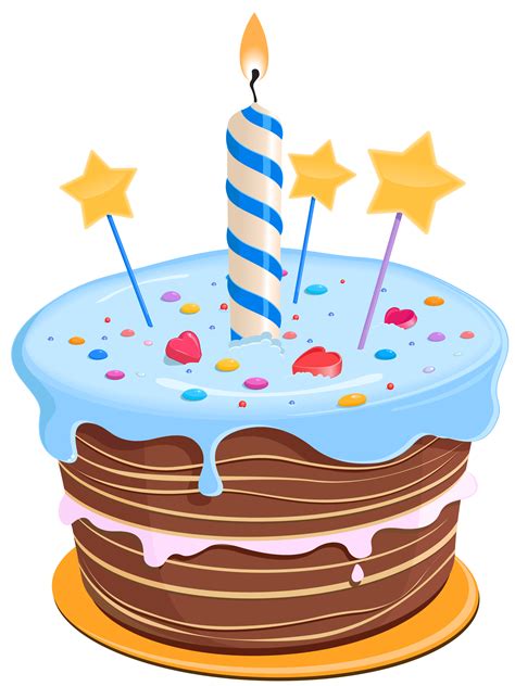 Free Birthday Cake Clip Art Transparent Background, Download Free ...