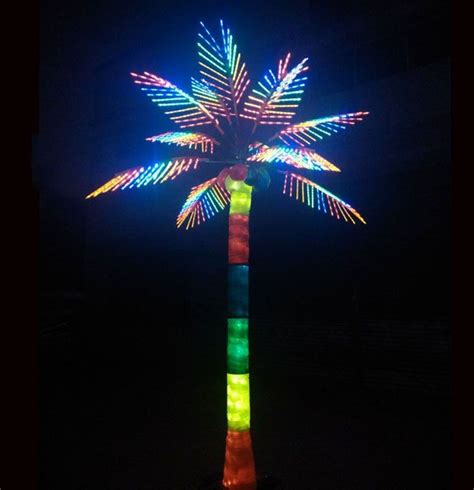 Outdoor Lighted Palm Tree - HMDCRTN