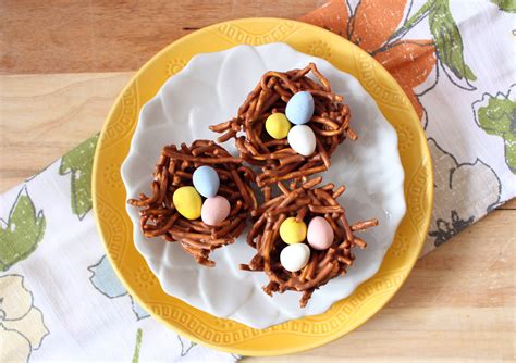 Chocolate Easter Egg Nests