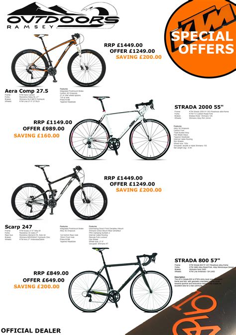 KTM Cycle Offers - Outdoors Ramsey Limited