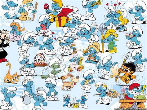 The Smurfs Cartoon wallpapers - Crazy Frankenstein