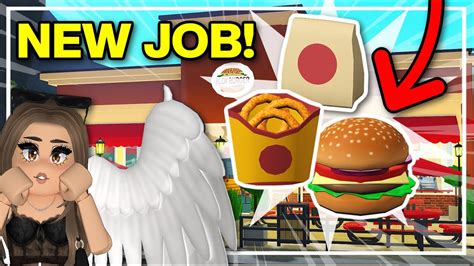 BLOX BURGER IS HERE! *NEW JOB* - Bloxburg - YouTube