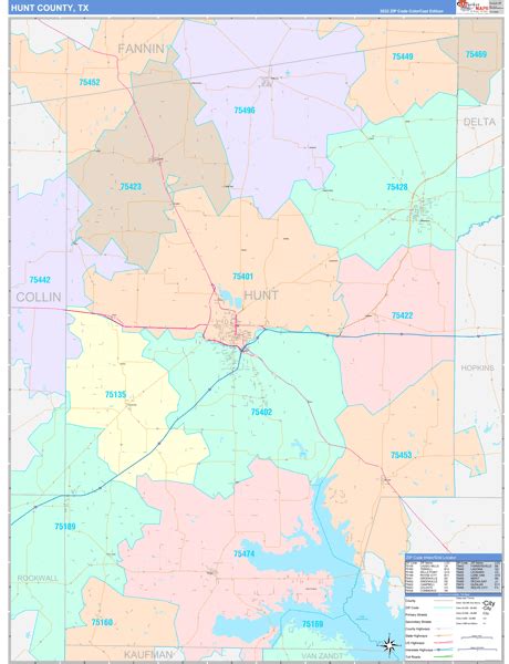 Maps of Hunt County Texas - marketmaps.com