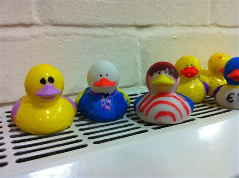 DIY Rubber Ducks from Baker Ross and decorated with deco pens. Simple ...