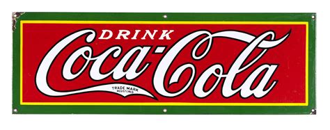 Porcelain Coca-Cola Sign • Antique Advertising