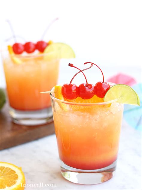 Mai Tai Mocktail Party Punch | easy mocktail recipe | Liz on Call