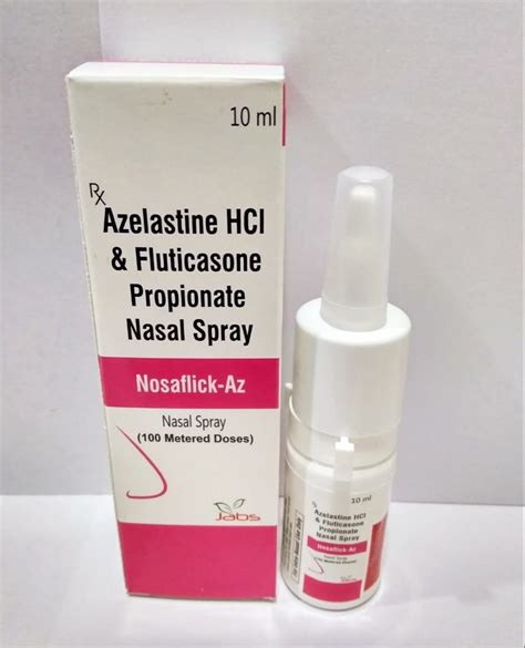 Nosaflick-AZ Azelastine HCl and Fluticasone Propionate Nasal Spray, Packaging Type: Bottle ...