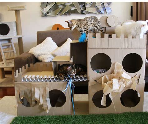 #CatHouse #Cardboard #catBox Cat House from Cardboard Box | Cat house ...