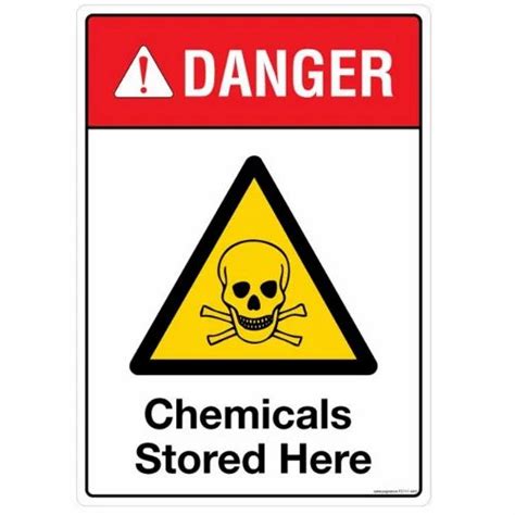 Chemical Hazard Signs Printable