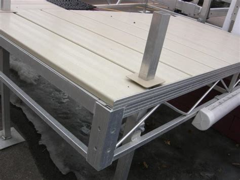 Aluminum Dock 8' Long Section with Aluminum Decking | Boat World