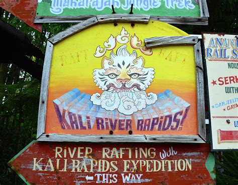 Kali River Rapids sign Photograph by David Lee Thompson