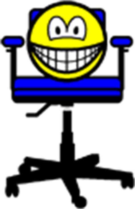Office chair emoticon : Emoticons @ emofaces.com