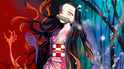 Demon Slayer Nezuko Wallpapers - Top Free Demon Slayer Nezuko Backgrounds - WallpaperAccess