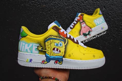 Air Spongebob Nike Air Force 1 | Custom shoes diy, Personalized shoes, Hype shoes