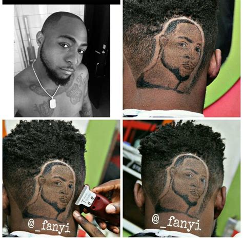 Fanyi, Barber Creates Davido's Face On Client's Head - Celebrities ...