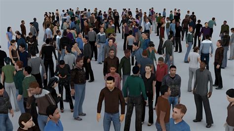 Creating crowd simulation in 3ds max - YouTube