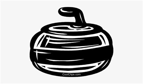 Curling Rock Royalty Free Vector Clip Art Illustration - Curling Rock Clip Art Transparent PNG ...