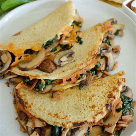 Crepas saladas de avena - Pizca de Sabor