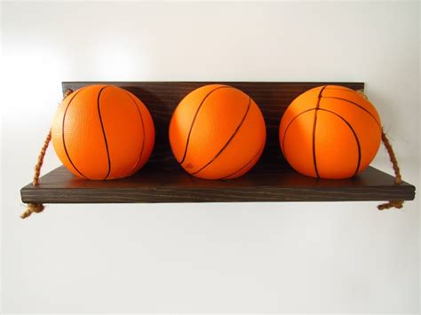 Mini Basketball Holder With Three Foam Basketballs - Etsy