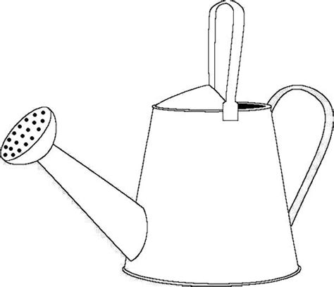 Watering Can, : How to Draw a Watering Can Coloring Page | Watering can ...