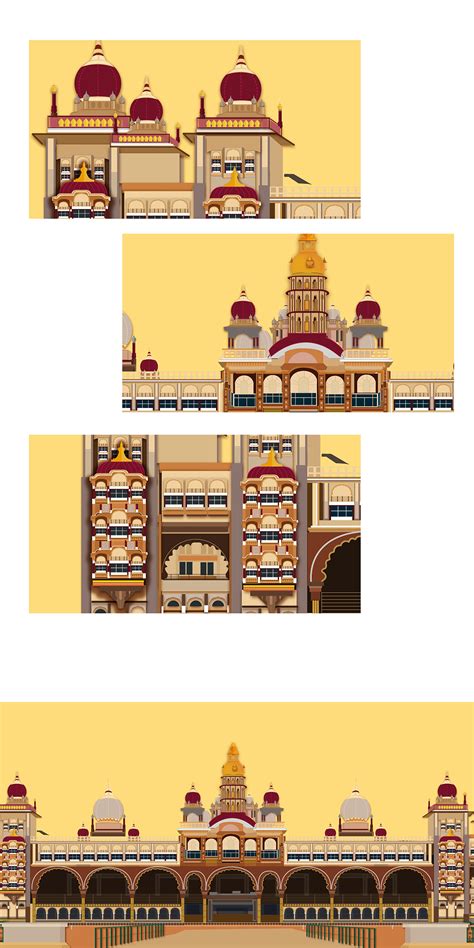 mysore palace on Behance