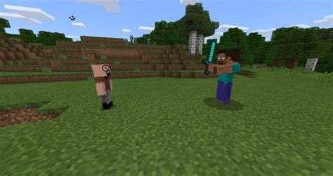 Notch vs Herobrine mod for Minecraft PE 1.1.3