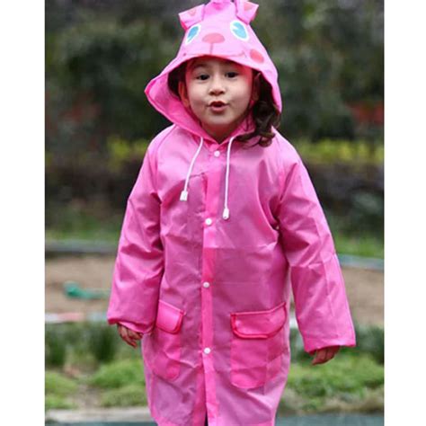 New Waterproof Kids Rain Coat For Children Raincoat Rainwear/ Rainsuit Kids Boy Girl Animal ...