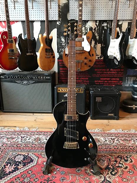 Epiphone Nighthawk 1996 Ebony Samick OBL Pickups | Reverb