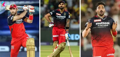 RCB Retained Players List 2025: 3 Players whom RCB can retain ahead of ...