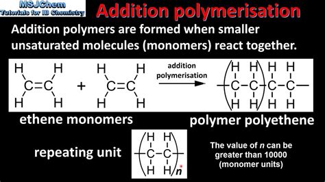 S2.4.5 Addition polymers - YouTube