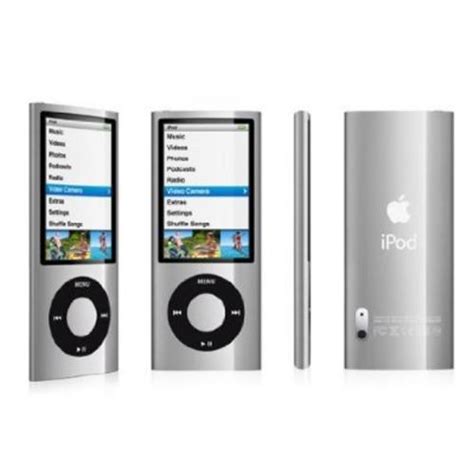 Apple MC027 Ipod Nano. 5th Generation. Silver. 8GB with Camera & Radio