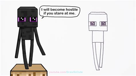 Minecraft Enderman Drawing