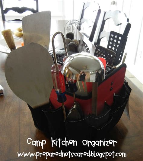 Prepared NOT Scared!: Camp Kitchen Organizer!