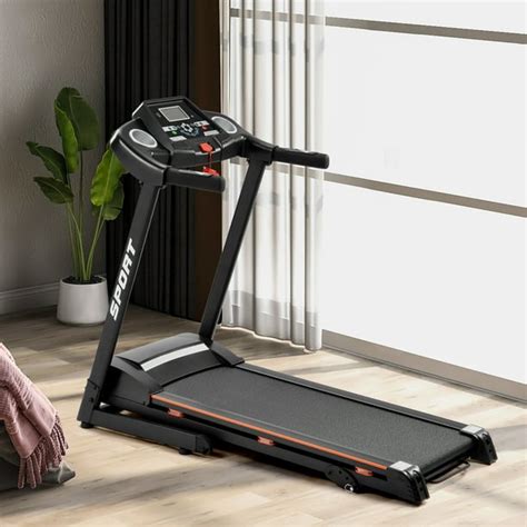 Folding Electric Treadmill With Incline Medium Running Machine Motorised LCD Gym, Folding ...