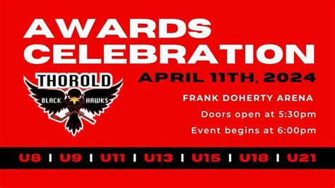 Thorold Minor Hockey: Awards Celebration, Thorold Arena, 11 April 2024 ...